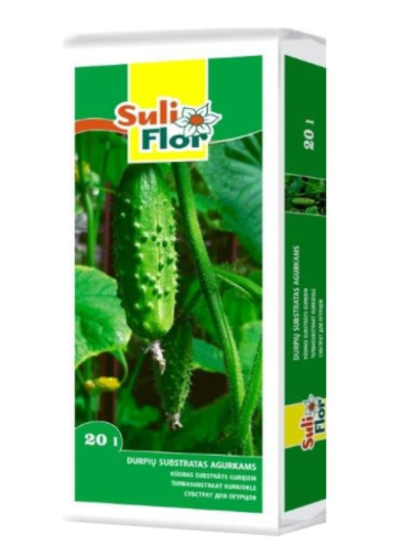 Substrāts gurķiem Suliflor, 20 L