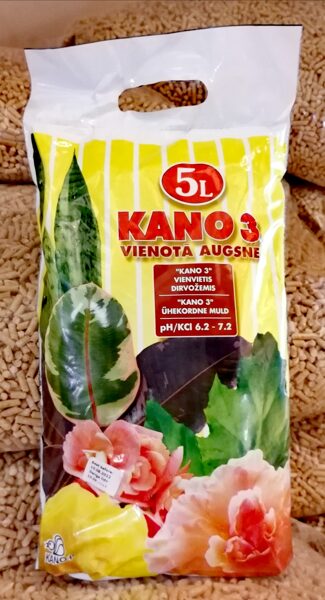 Kano 3 vienotā augsne,5l