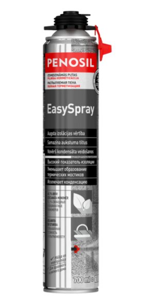 Izsmidzināmā siltumizolācija penosil easyspray sprayable foam 700ml