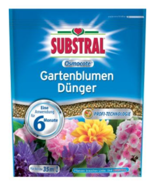 Mēslojums dārza puķēm Osmocote Substral, 1,5 kg