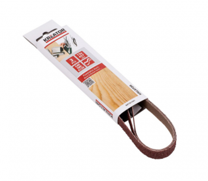 Slīplente 13x457mm G40, G80, G120 (3gab.) Kreator