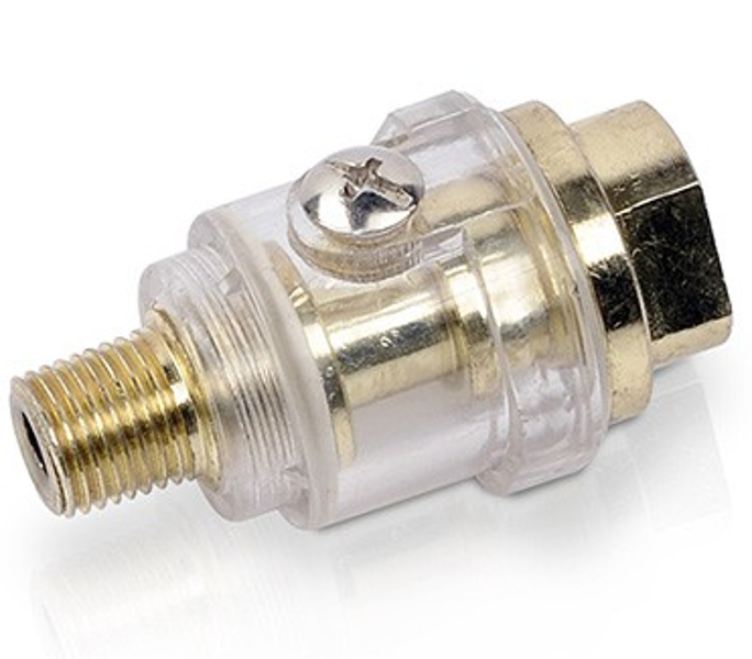 Mini eļļotājs pneimatiskajai gaisa sistēmai 1/4'' Powerplus