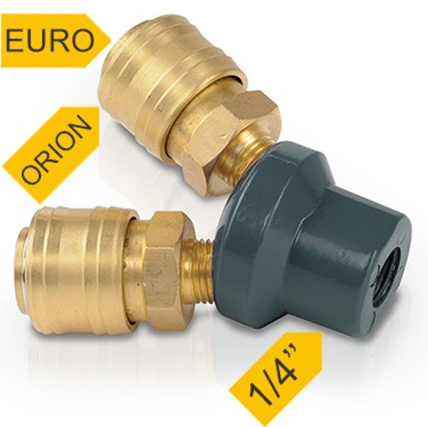 Trīsdaļīgs savienotājs EURO, ORION - 1/4'' Powerplus
