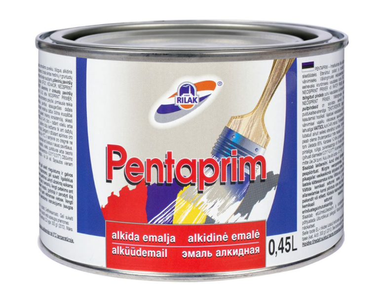Universāla alkīda emalja rilak pentaprim oranža 0.45l