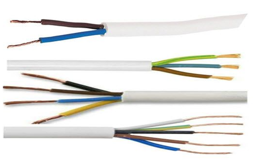 Kabelis, H03VV-F OMY(BVV-LL), 4x0.75, balts