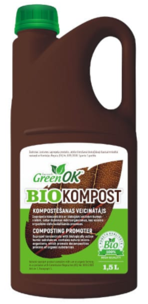 Kompostēšanas veicinātājs BIO KOMPOST, 1,5 L