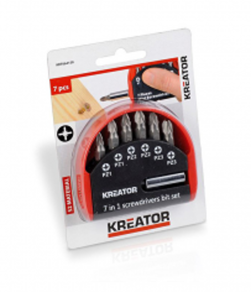 Uzgaļu komplekts PZ1, PZ2, PZ3 (7gab.) Kreator