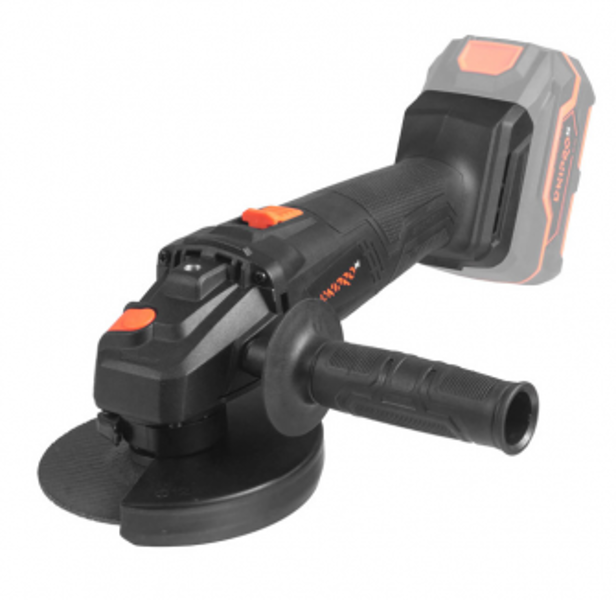 Leņķa slīpmašīna 20V, 125mm, 1x4.0Ah Li-Ion DGA-200BC bezoglīšu DNIPRO-M
