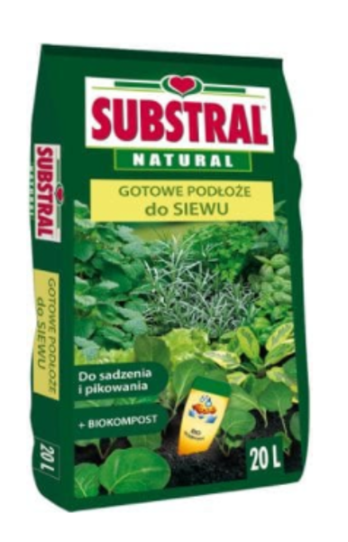Augsne sēšanai un garšaugu audzēšanai Substral, 20 L