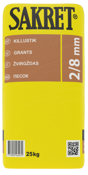 SMILTS SAKRET 2 - 8 MM 25KG