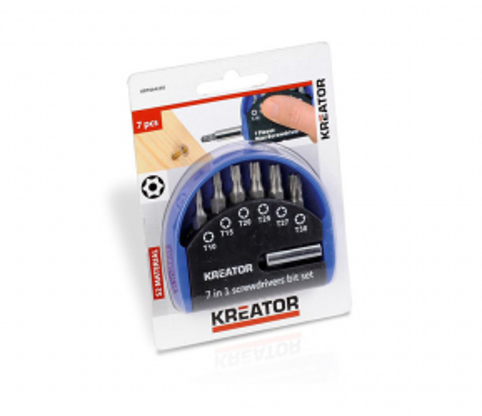 Uzgaļu komplekts TORX (7gab.) Kreator