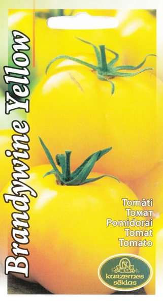 Tomāti Brandywine Yellow