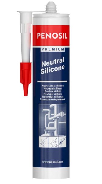 Silikona hermētiķis penosil premium neutral silicone balts 310 ml