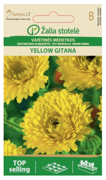 Kliņģerītes Yellow Gitana 2g