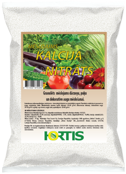 HORTIS Kalcija nitrāts 4kg