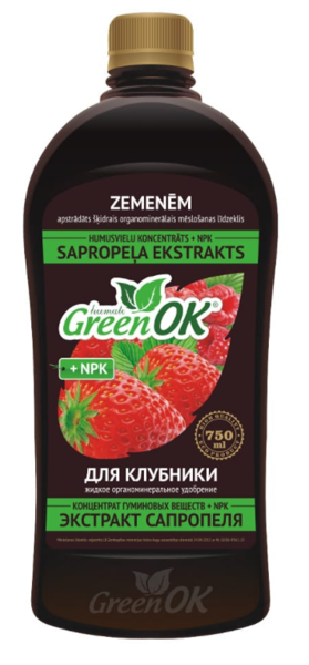 Sapropeļa ekstrakts Zemenēm, 750 ml