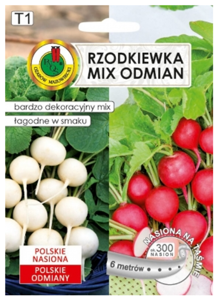 Redīsi Krasa+ Sniezka 6m uz lentas