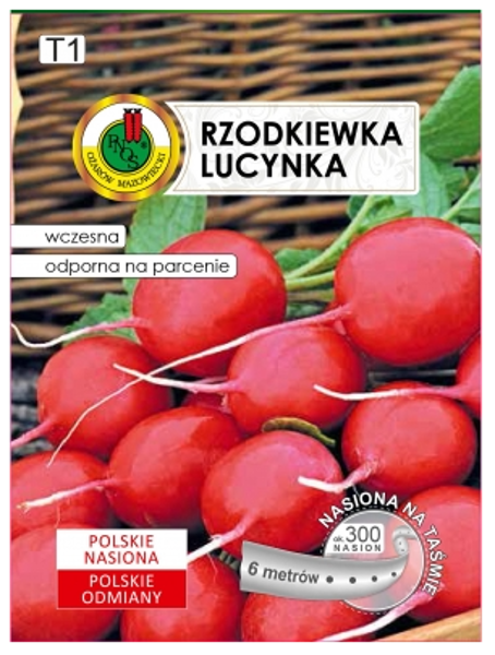 Redīsi Lucynka 6m uz lentas