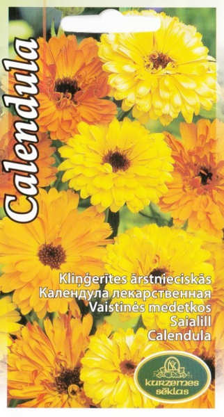  Kliņģerītes ārstnieciskās