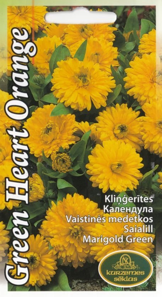 Kliņģerītes Green Heart Orange