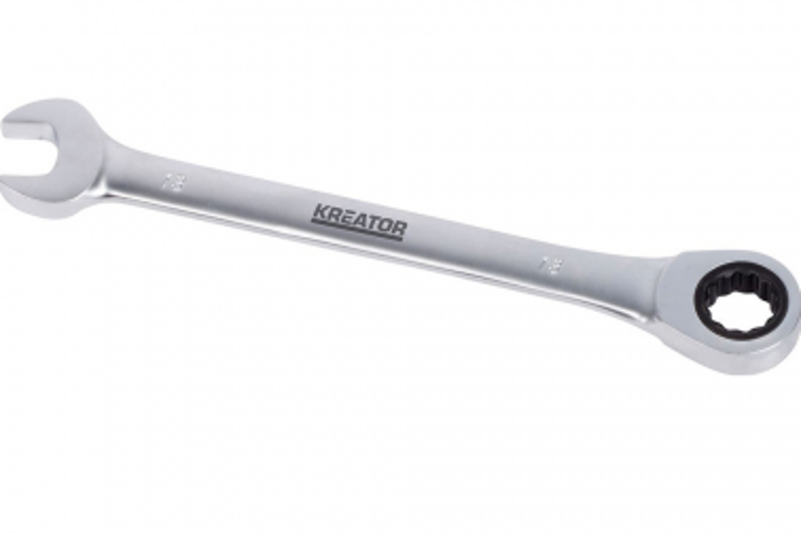 Kombinētā atslēga ar reverso mehānismu 13mm Kreator