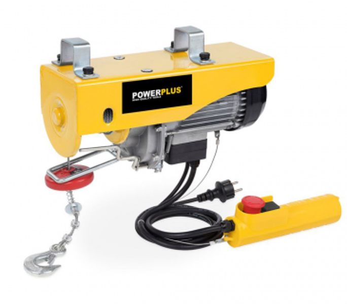 Elektriskā vinča 1000W, 200/400kg POWX901 POWERPLUS X