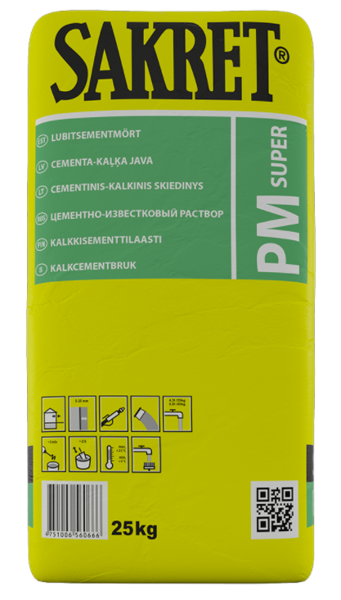 CEMENTA-KAĻĶA JAVA SAKRET PM SUPER M5 25KG
