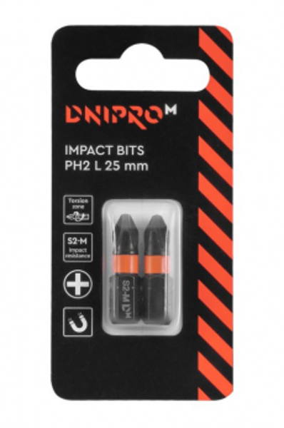 Triecienuzgalis PH2, 25mm (2gab.) 49753001 DNIPRO-M