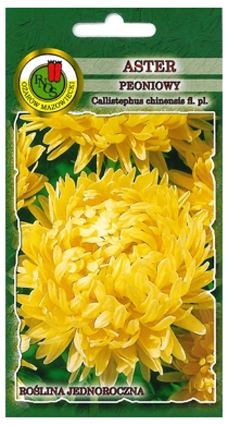 Asteres peoniju Dzeltenas 0.8g