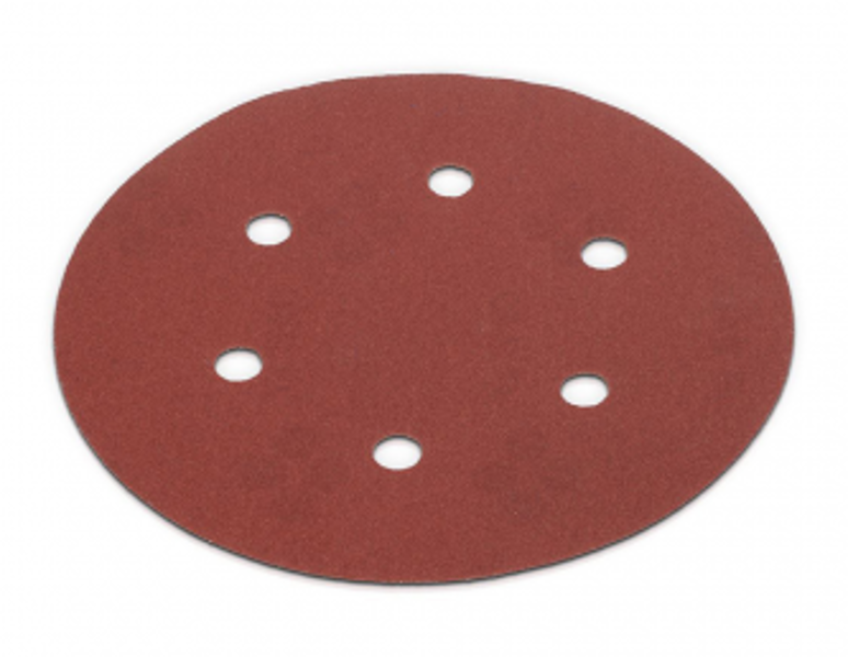 Smilšpapīra disks Ø150mm, G180 (5gab.), auduma bāze Kreator