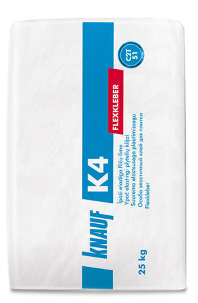 KNAUF K4 FLEXKLEBER 25kg īpaši elastīga flīžu līme