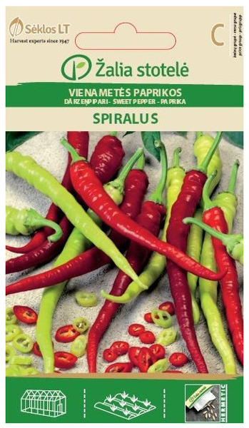 Paprika Spiralus 0,1g