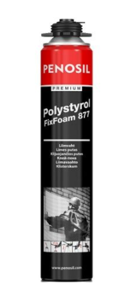 Poliuretāna putas penosil premium polystyrol fixfoam 750ml