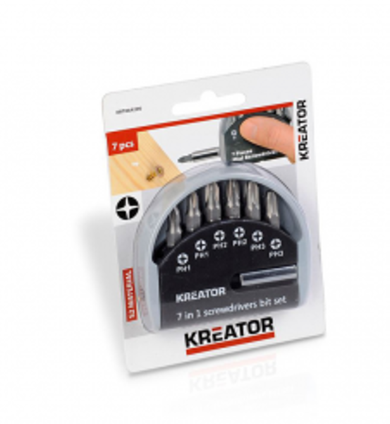 Uzgaļu komplekts PH1, PH2, PH3 (7gab.) Kreator