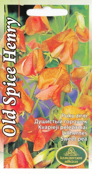 Puķu zirņi Old Spice Henry Eckford