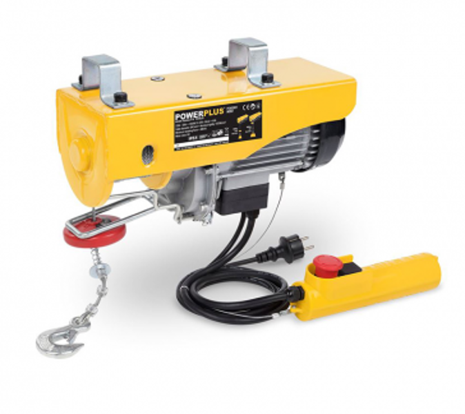 Elektriskā vinča 1050W, 300/600kg POWX902 POWERPLUS X