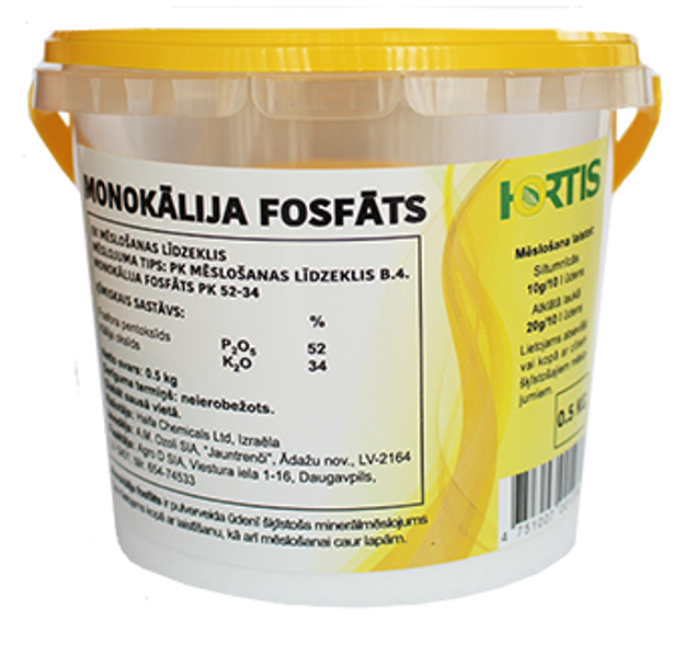 Monokālija fosfāts 0.5kg