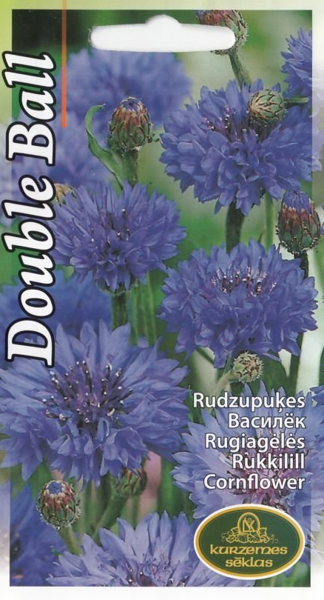 Rudzupuķes Double Ball Blue