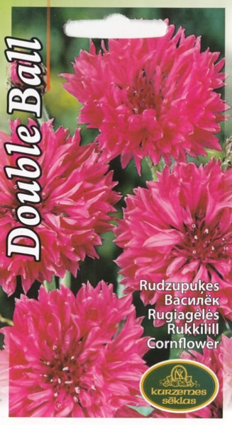  Rudzupuķes Double Ball red