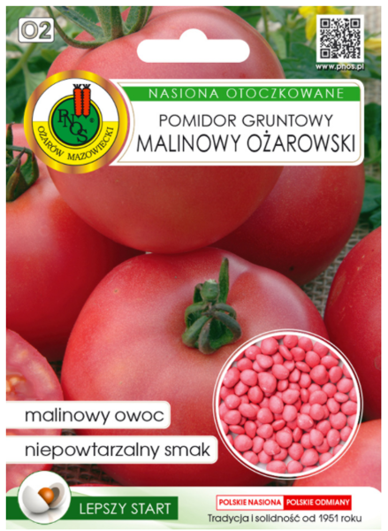 Tomāti Malinowy Ozarowski 100s (kalibrēti)