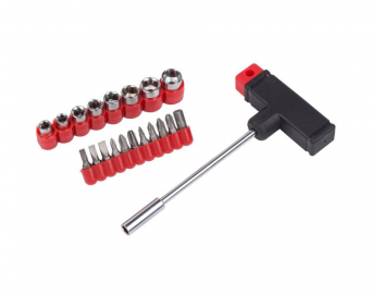 T-veida rokt. ar skrūvgr. un uzgaļ., mag. (21gab.) Kreator