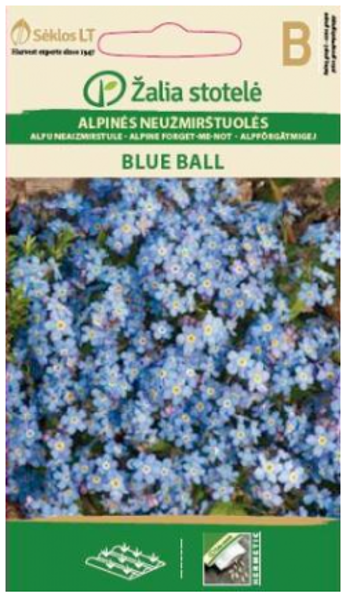 Neaizmirstules alpu BLUE BALL 0.4g