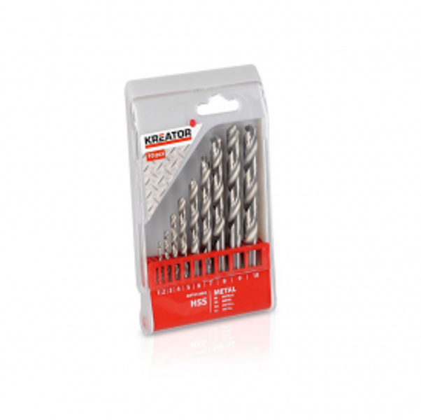 Urbju HSS komplekts metālam 1 - 10mm (10gab.) Kreator
