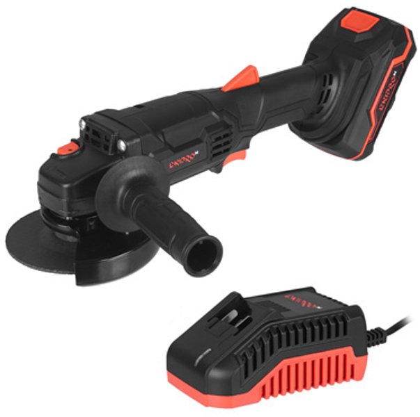 Leņķa slīpmašīna 20V, 115mm, 1x4.0Ah Li-Ion DGA-200 DNIPRO-M