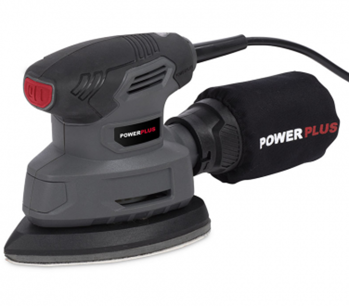 Deltveida slīpmašīna 140W 140x140x80mm POWE40020 POWERPLUS E