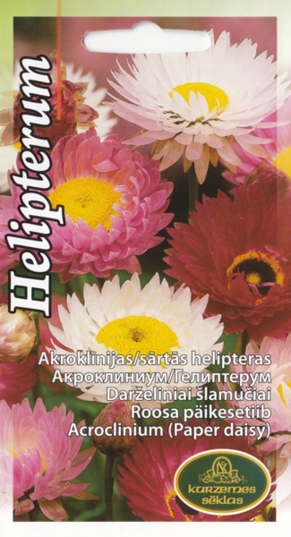  Akroklīnijas / Sārtās helipteras