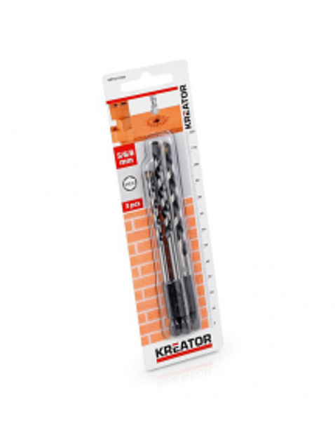 HEX urbju komp. akmenim, betonam 5, 6, 8 mm (3gab.) Kreator