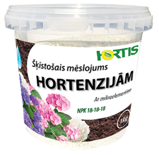Hortis šķīstošais mēslojums Hortenzijām 1kg