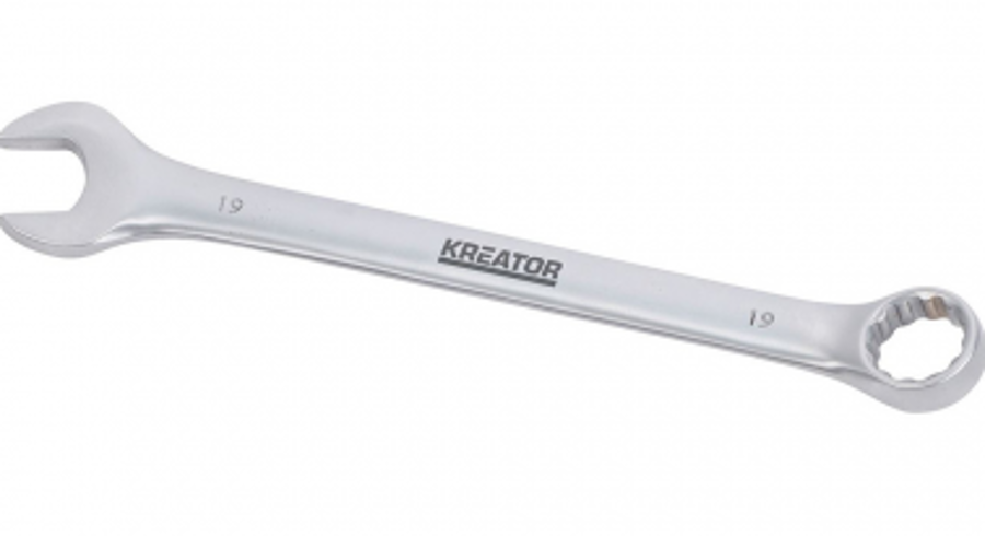 Kombinētā uzgriežņu atslēga 19mm Kreator