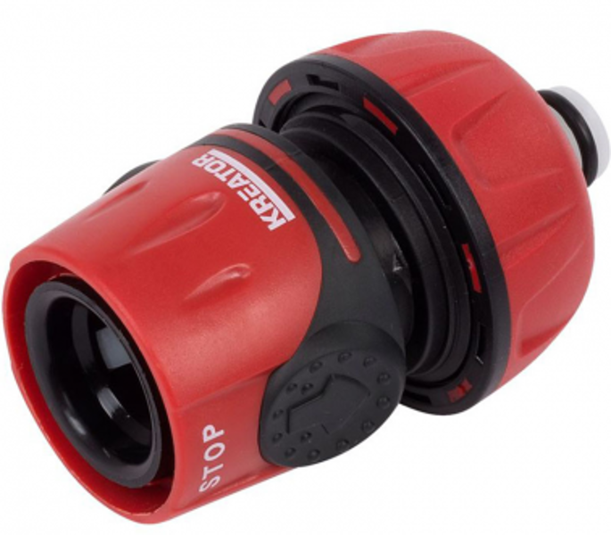 Šļūtenes savienojums 3/4" STOP, šļūtenēm ar Ø19mm 